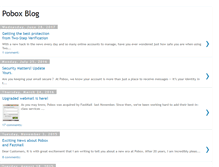 Tablet Screenshot of blog.pobox.com